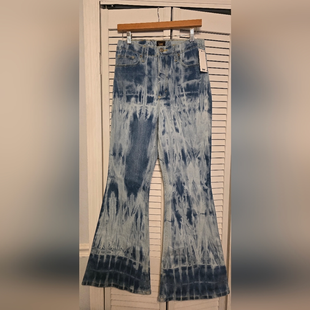 Lee Tye-Dye Super Flare Jeans